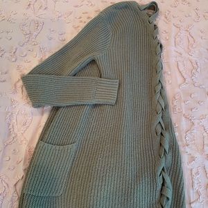 Tan cardigan